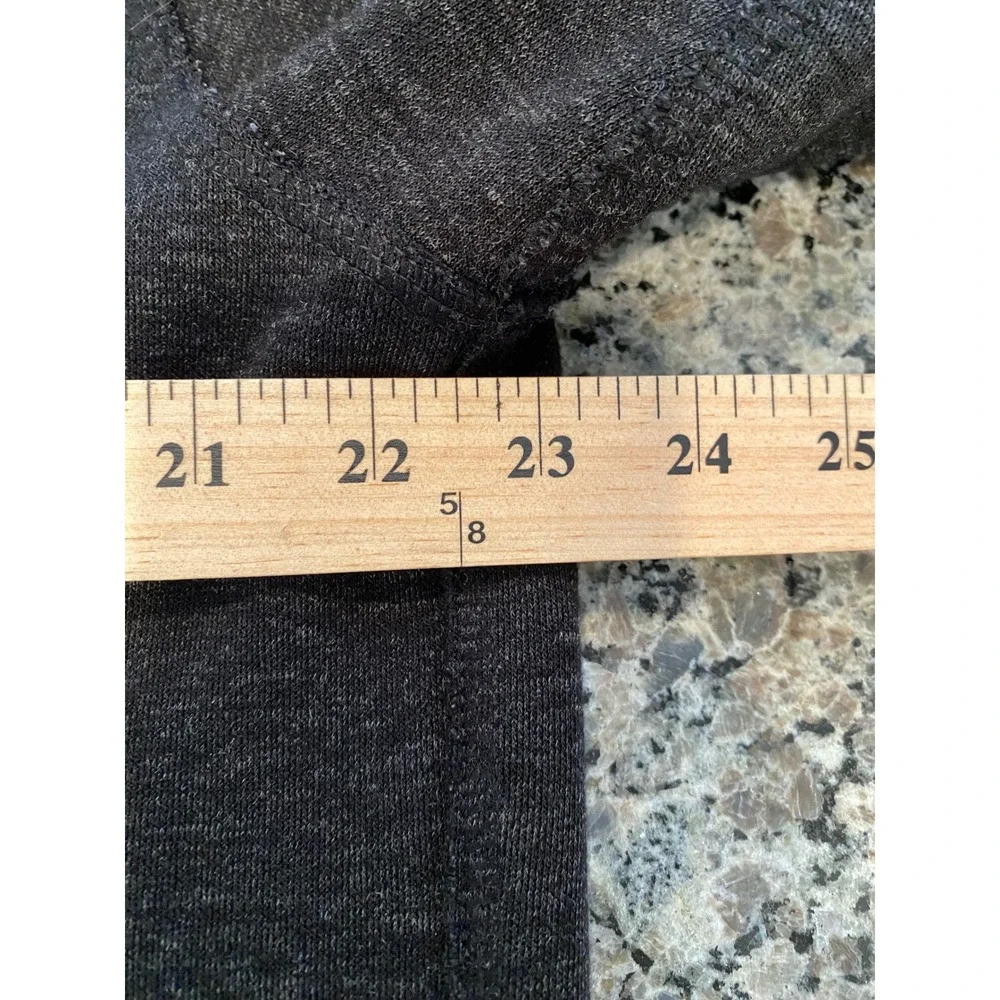 Vintage Nike Mens :arge Full Zip Hoodie Charcoal Grey Waffle Knit Thermal Lining